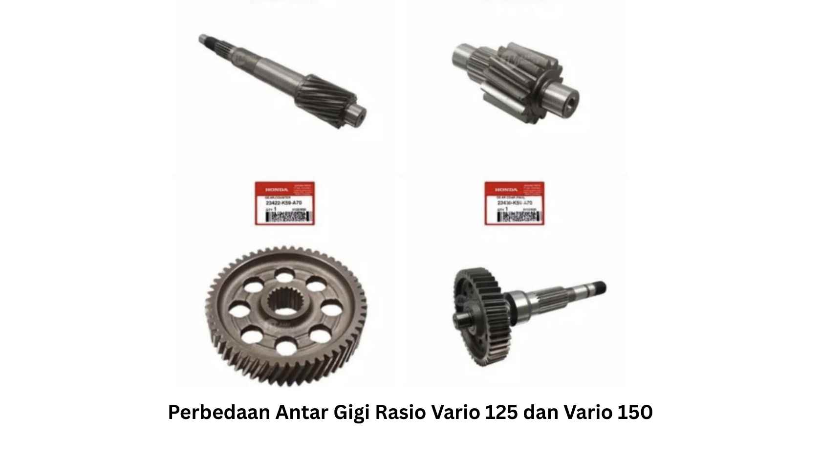 Perbedaan Antar Gigi Rasio Vario 125 dan Vario 150