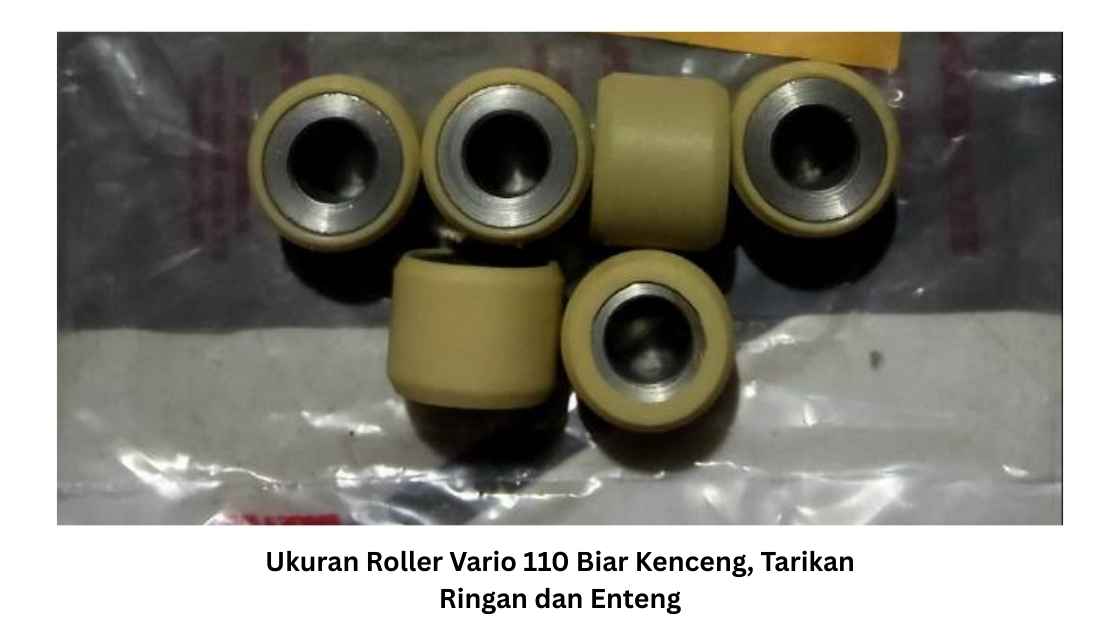 Ukuran Roller Vario 110 Biar Kenceng, Tarikan Ringan dan Enteng