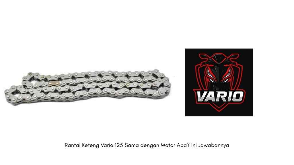 Rantai Keteng Vario 125 Sama dengan Motor Apa Ini Jawabannya